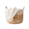 Rattan clothes basket